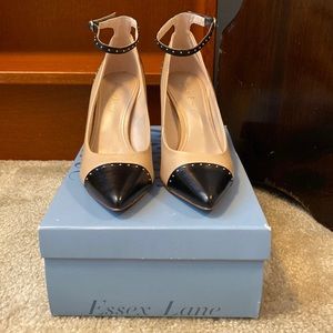 Studded Cap Toe Stilettos - Essex Lane